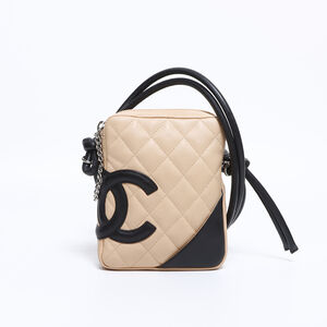 CHANEL Cream Shoulder Bag